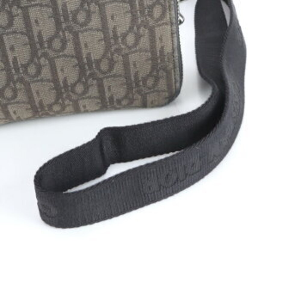 Dior shoulder Oblique bag leather messenger business black